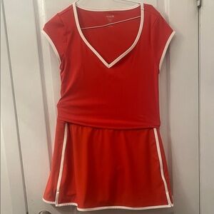 Old Navy Active orange skort set with White Accents
